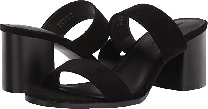 Essentials Women's Two Strap Heeled Slide